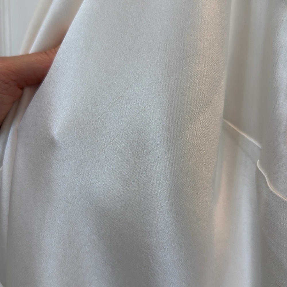 Retrofete Jagger Silk Dress in White Size Large NWT - Picture 16 of 16